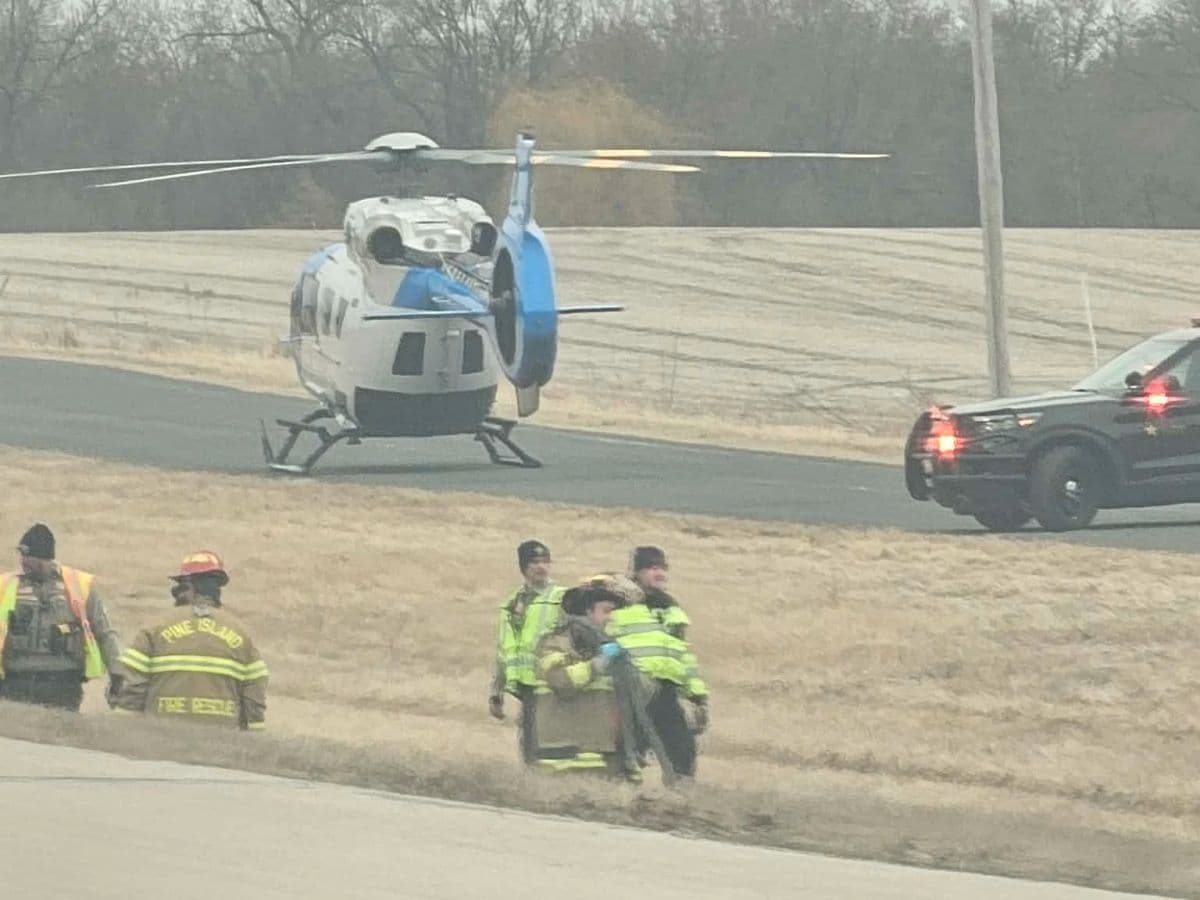 Deputy, Driver Injured in Highway 52 Crash Near Pine Island